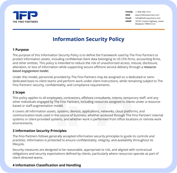 Information Security Policy
